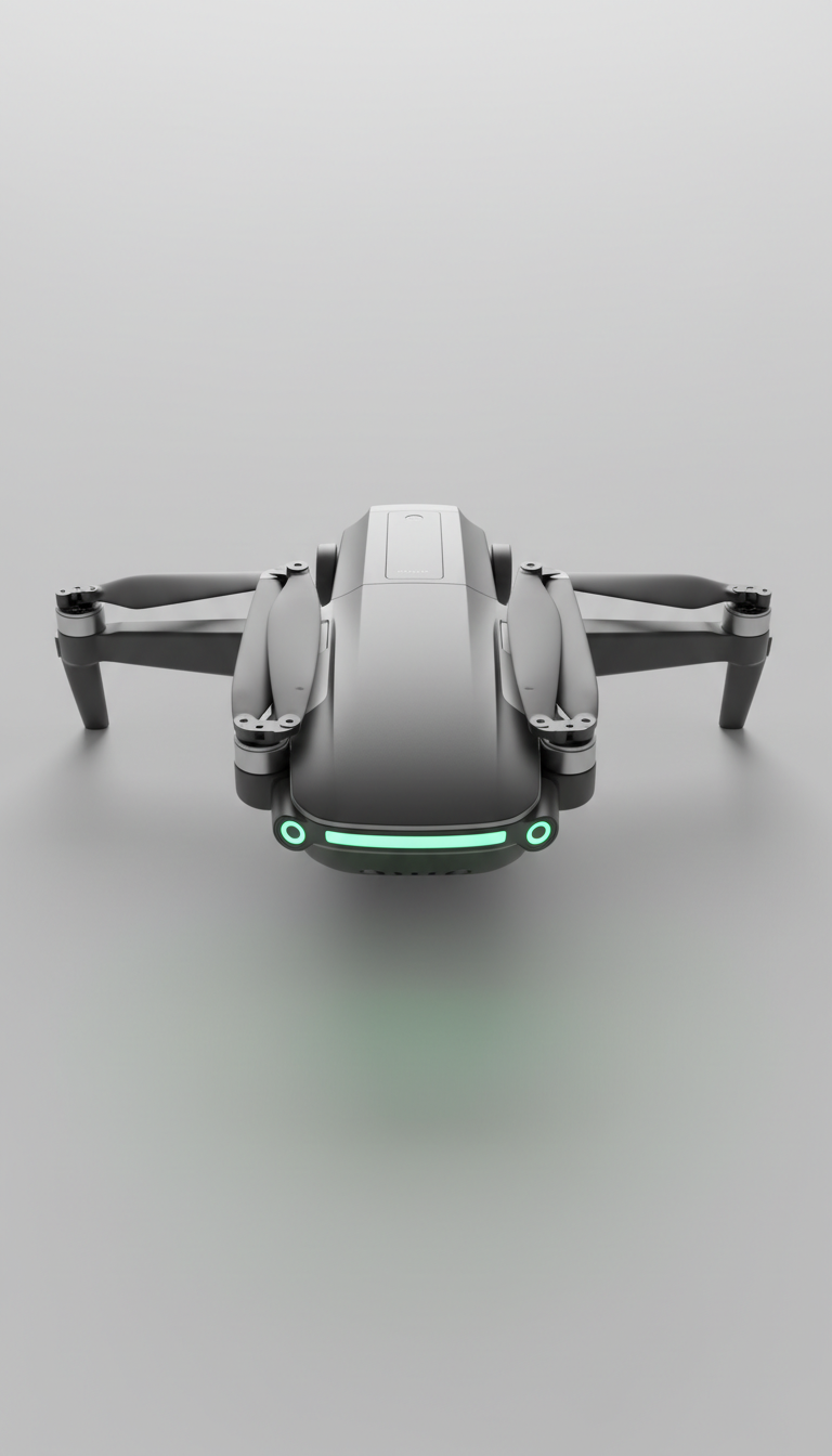 Compact Drone with Aerodynamic Shell